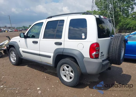 2006 Jeep Liberty Sport из США, поврежденный, VIN 1J4GL48K66W234775